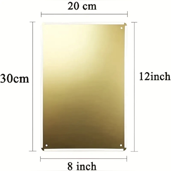 NEW Golden Girls tin wall sign faux light wood background Stay golden written - Picture 2 of 4